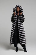 Rex chincilla black hood 120cm