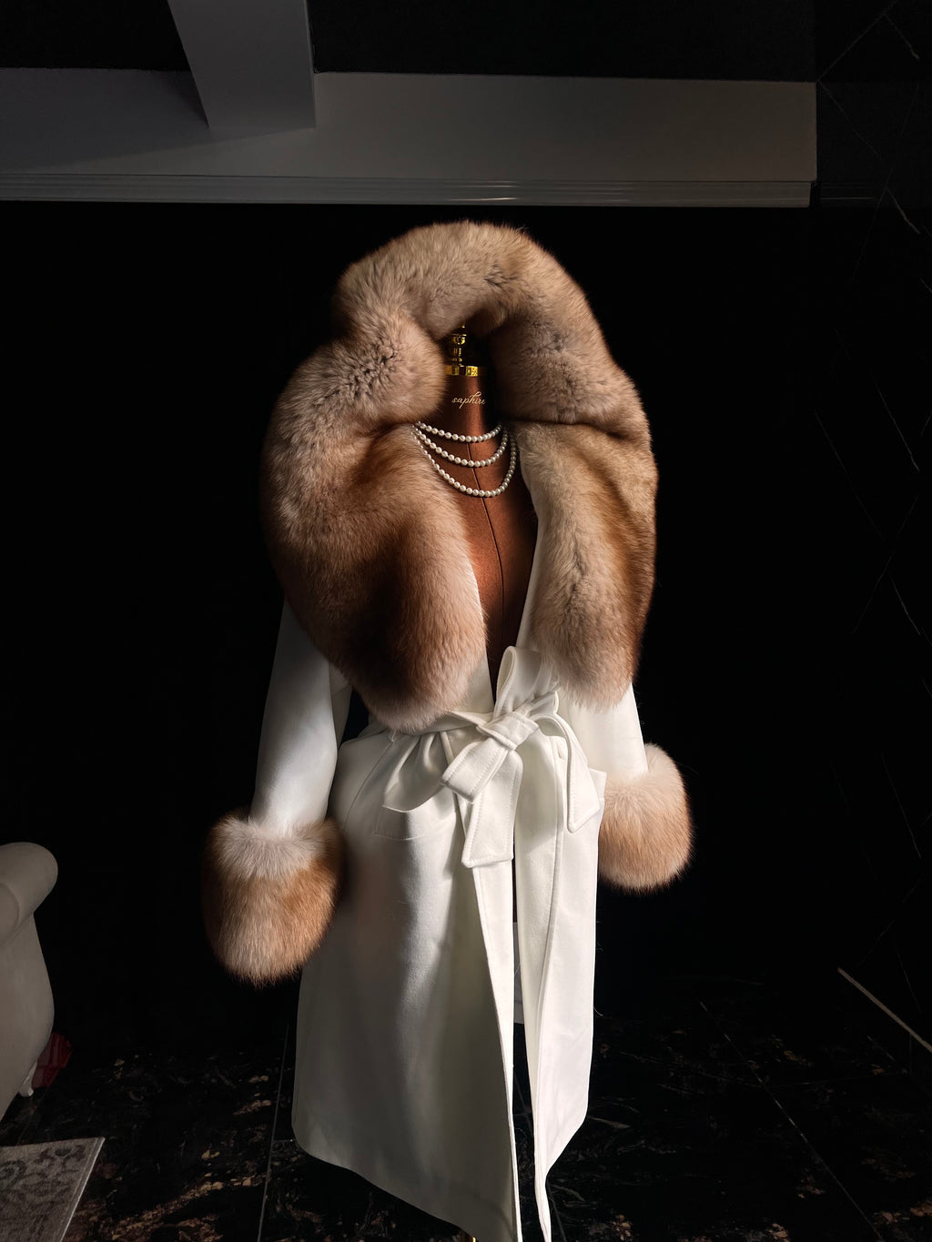 Madam white cashmere