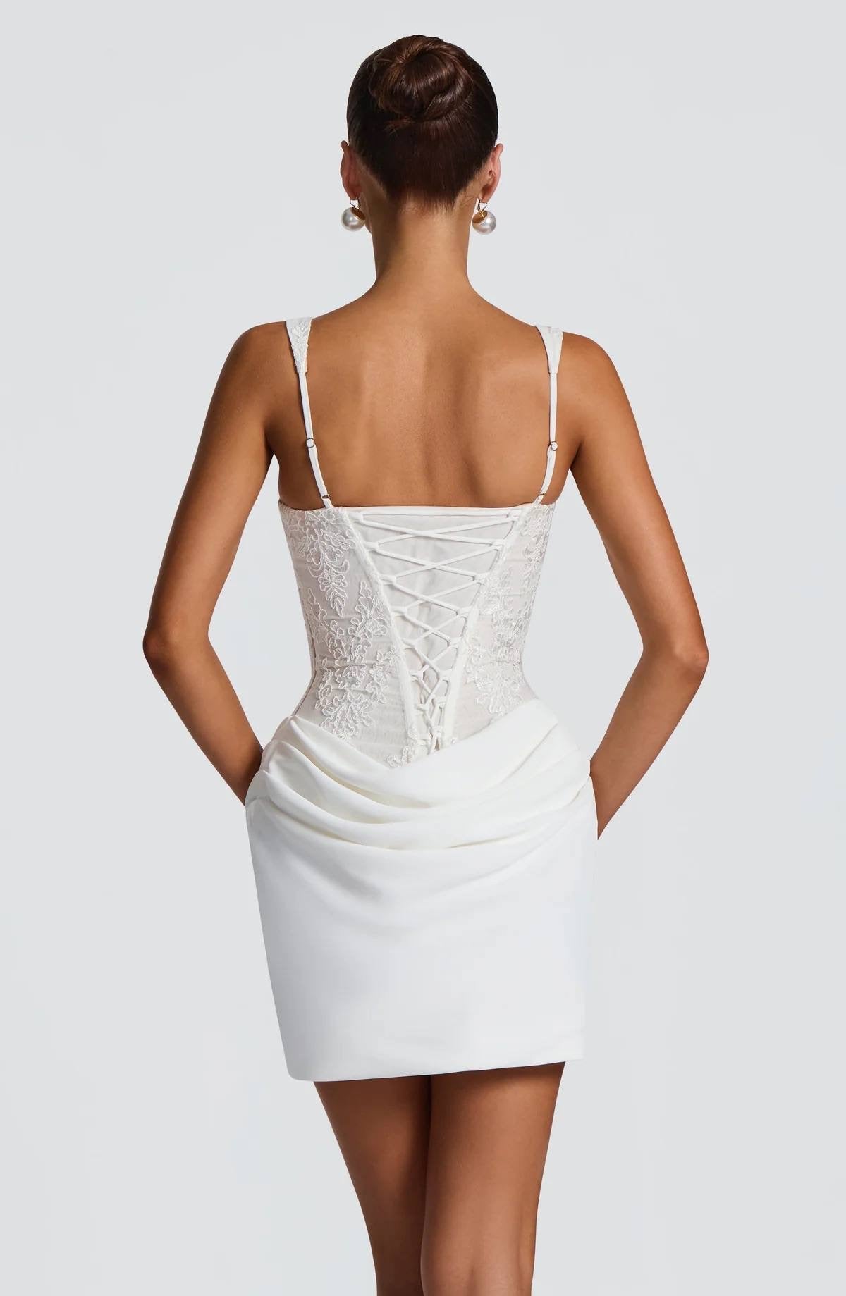 Lace mini dress