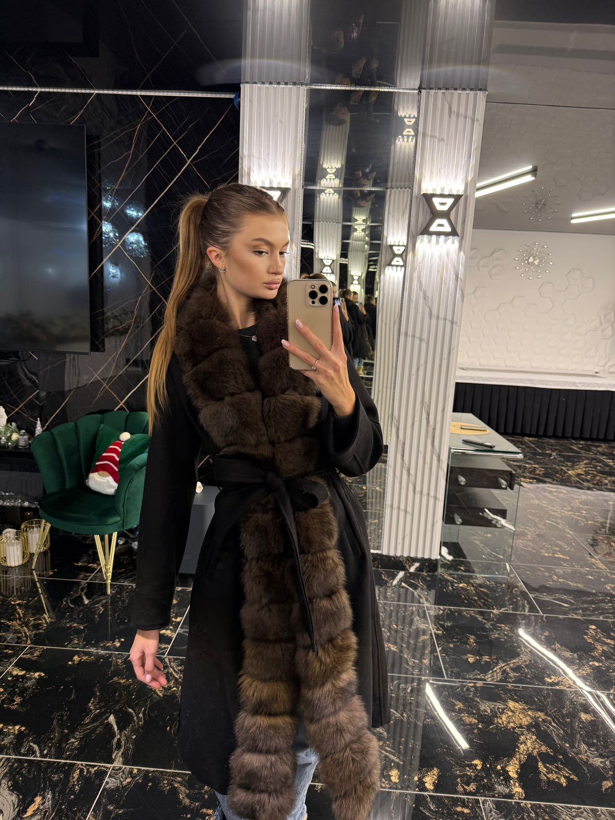 Royal brown cashmere