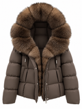 Midi puff hood long