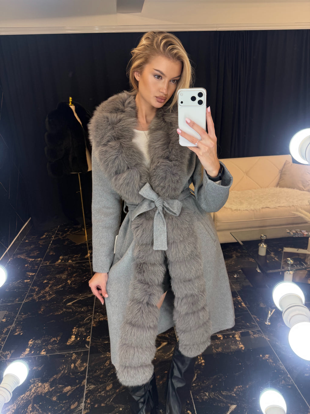 Royal grey wool