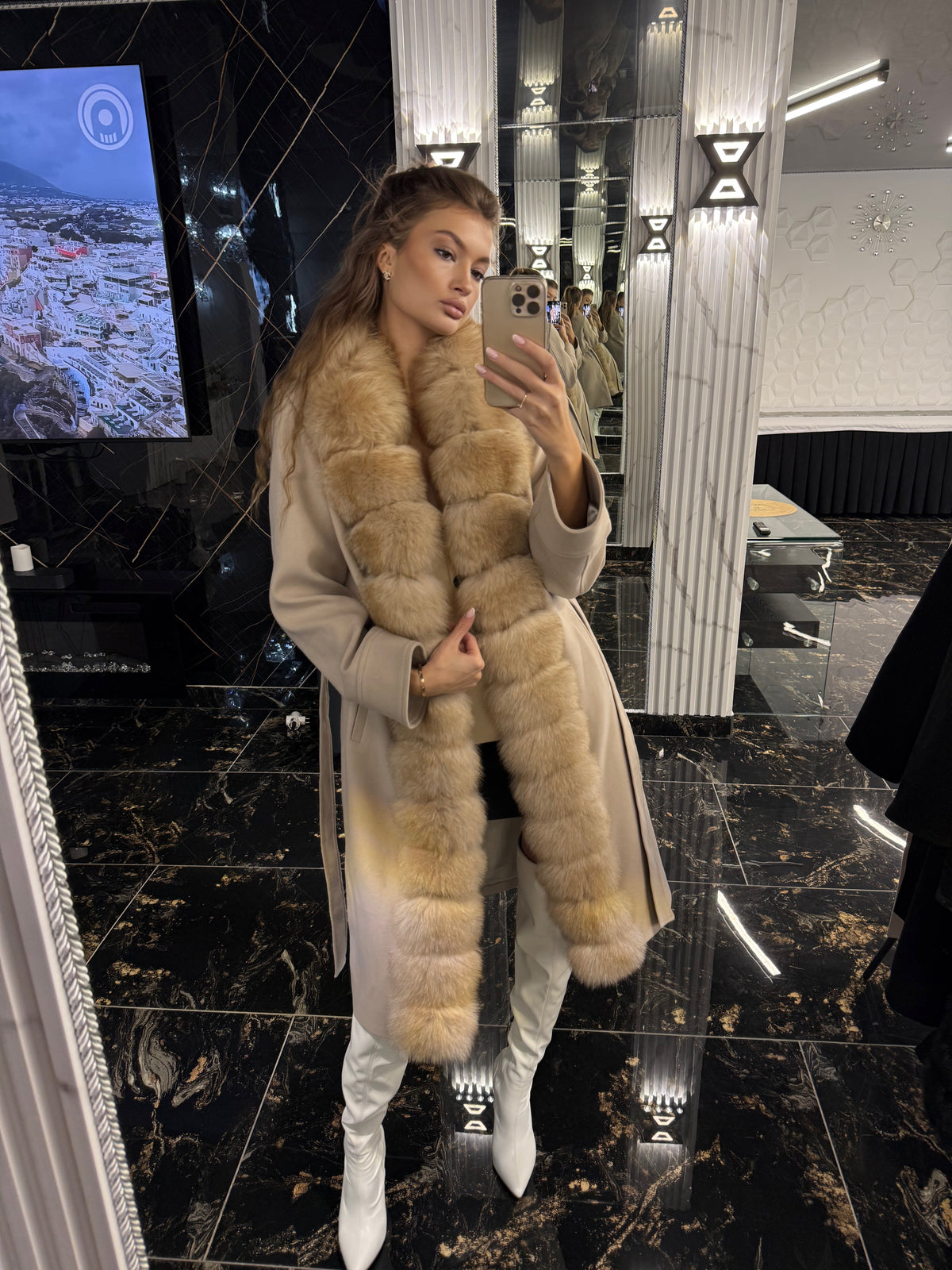 Royal beige cashmere