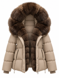 Midi puff hood long