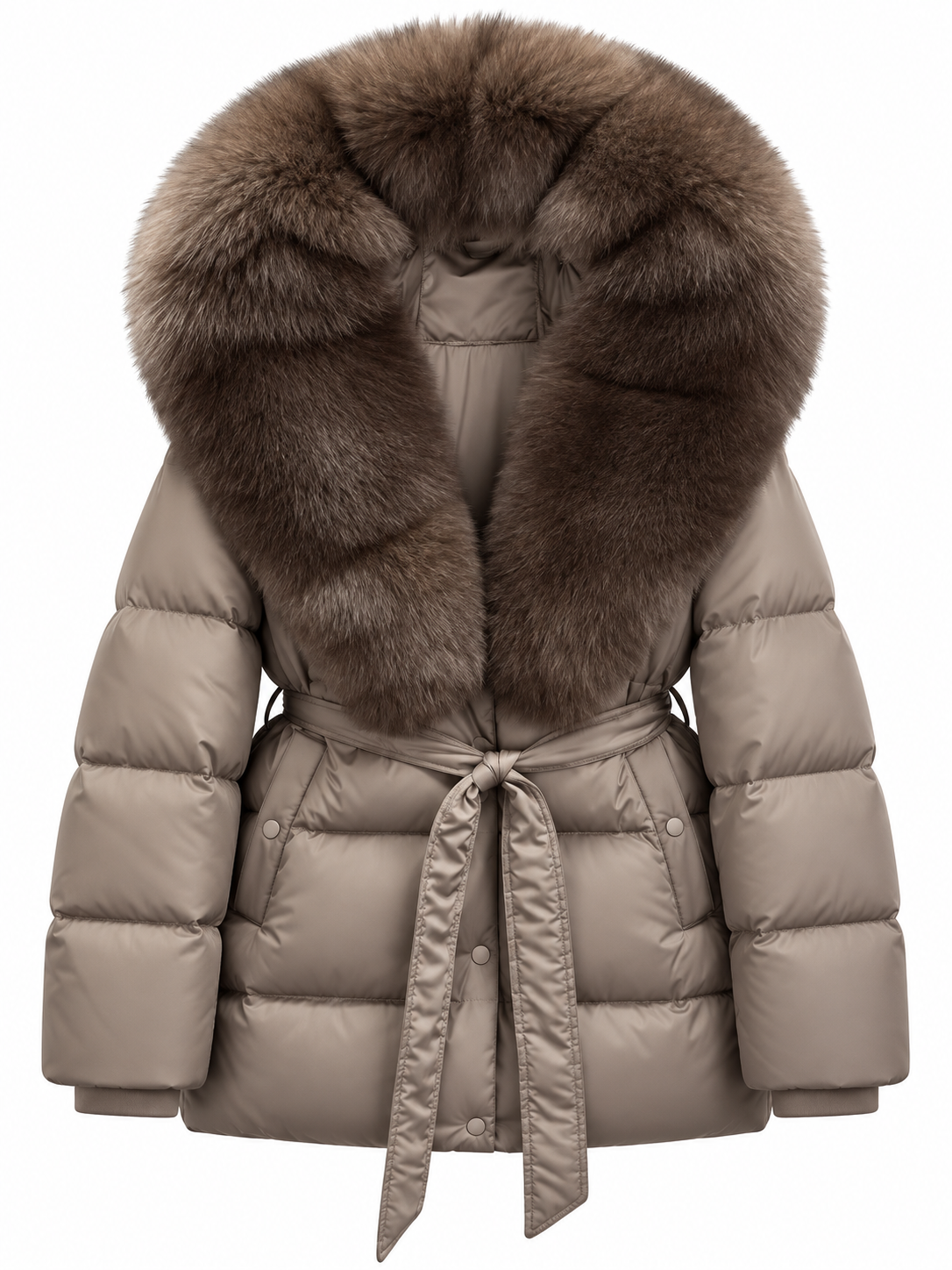 Midi puff hood full