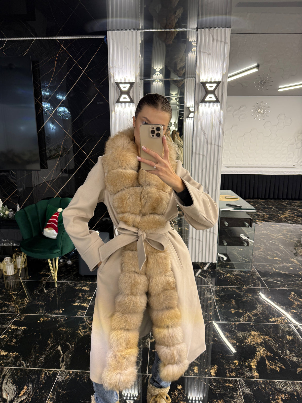 Royal beige cashmere
