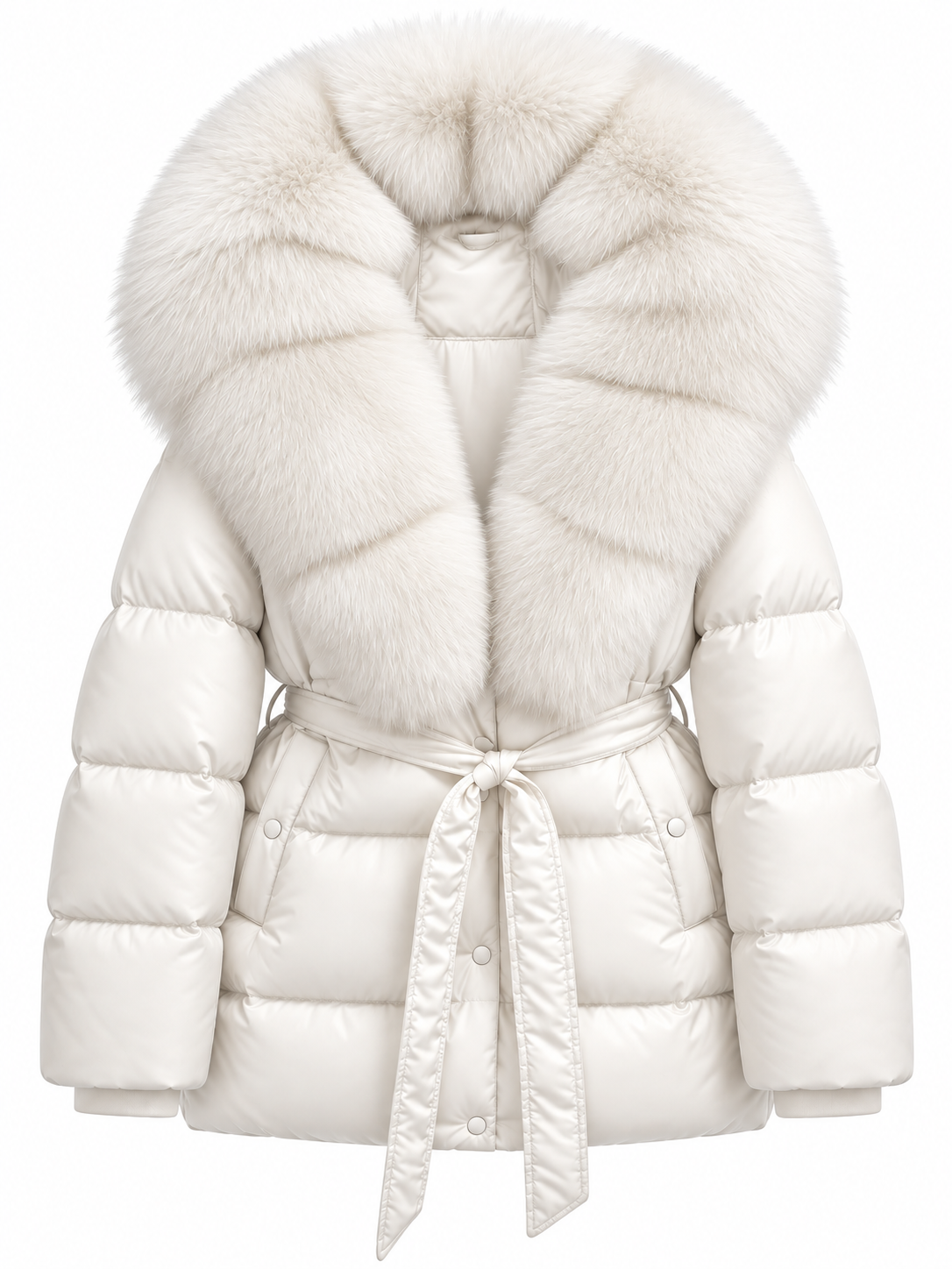 Midi puff hood full