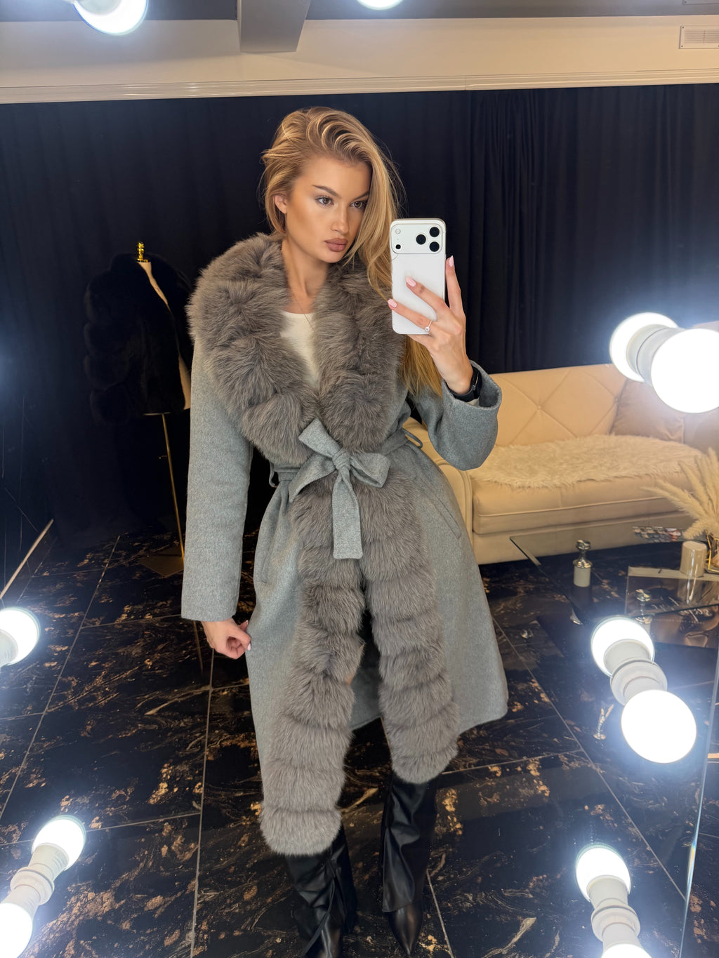 Royal grey wool