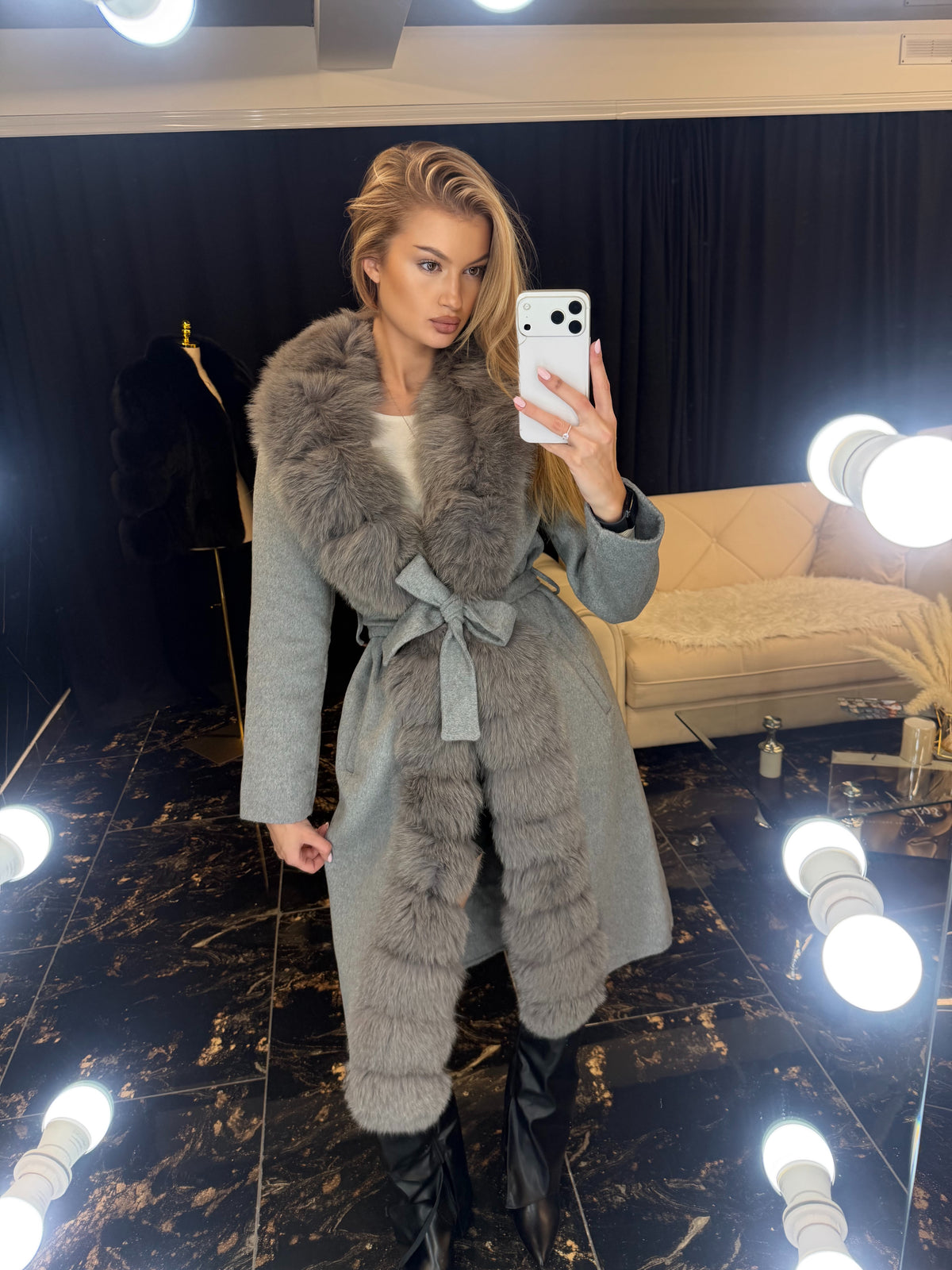 Royal grey wool