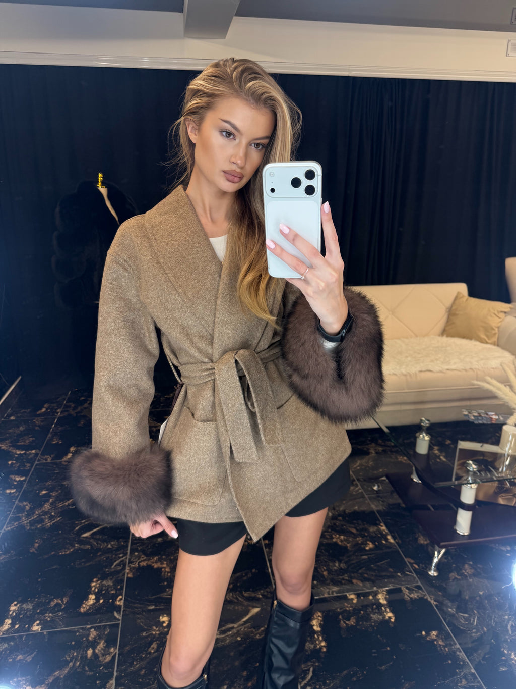 Fox vest wool