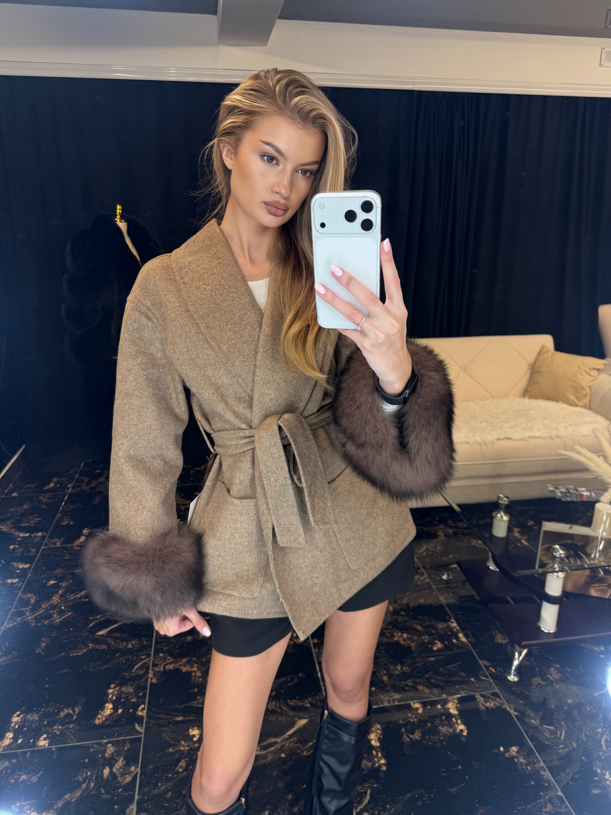 Fox vest wool