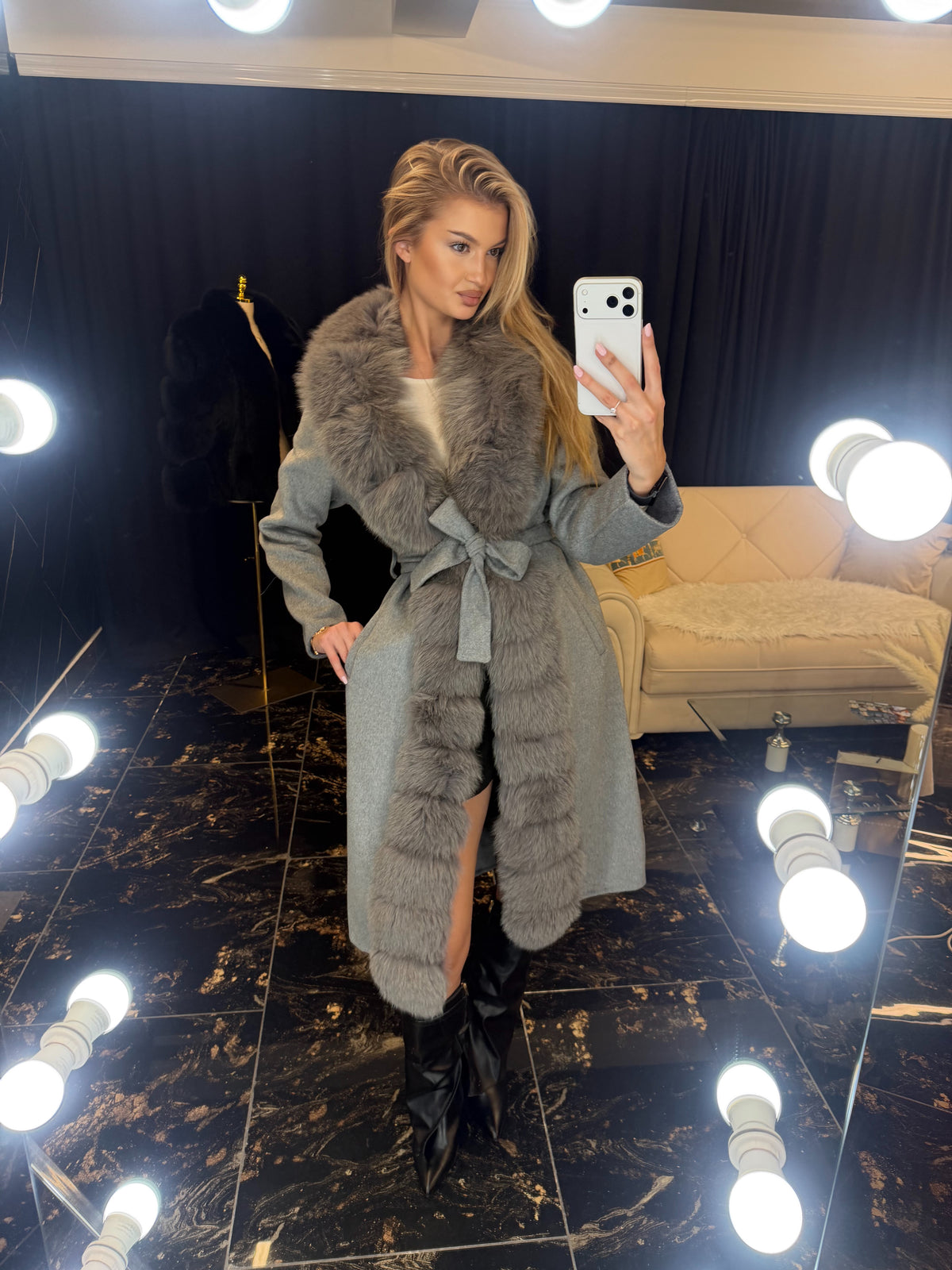 Royal grey wool