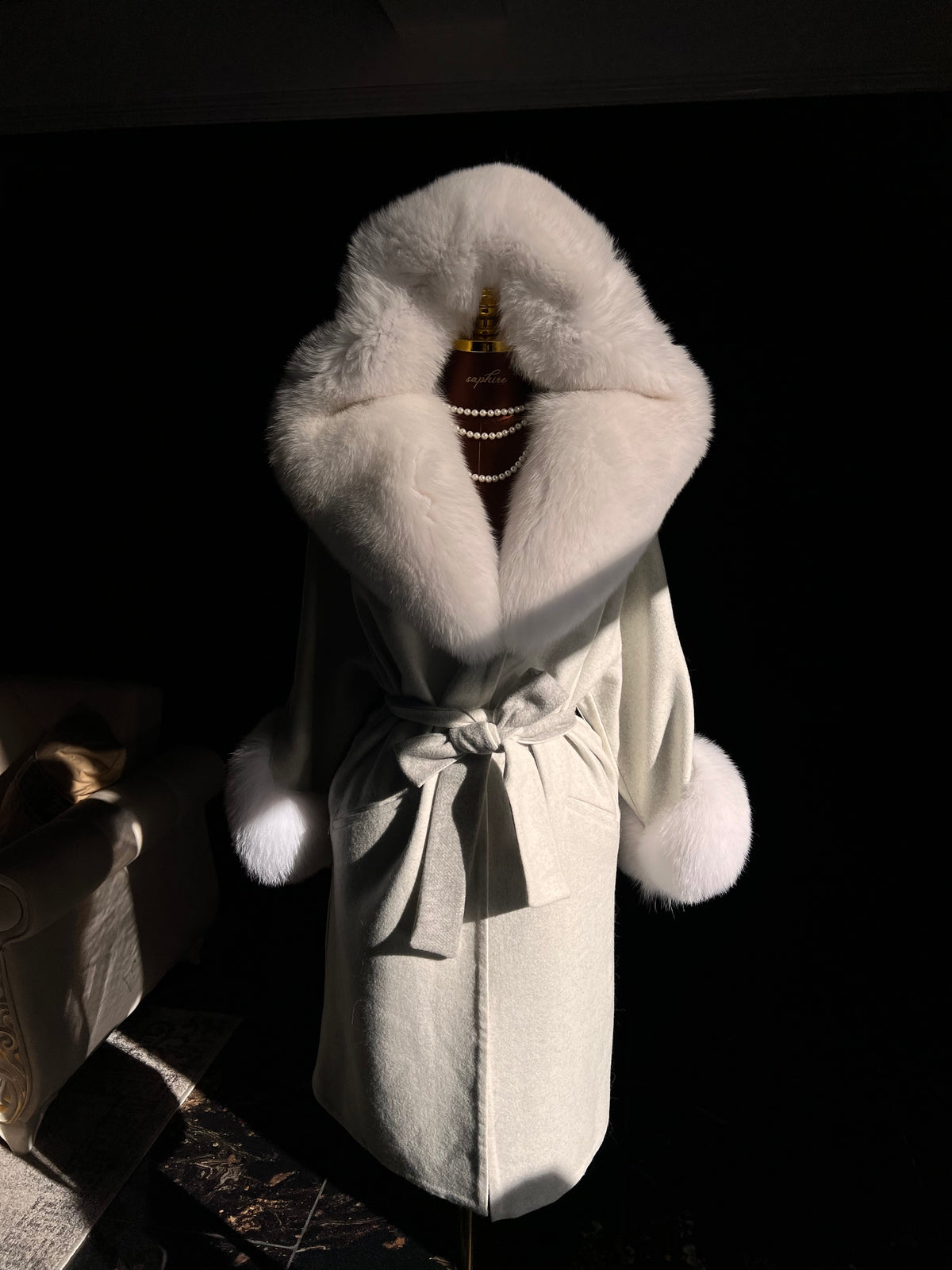 Madam white wool