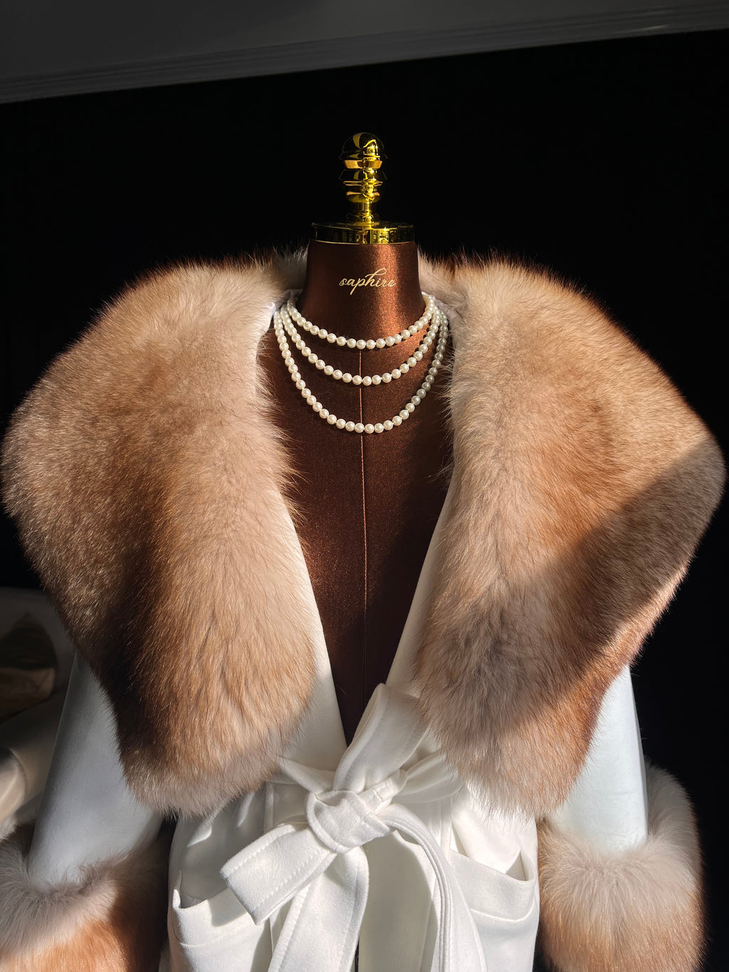 Madam white cashmere