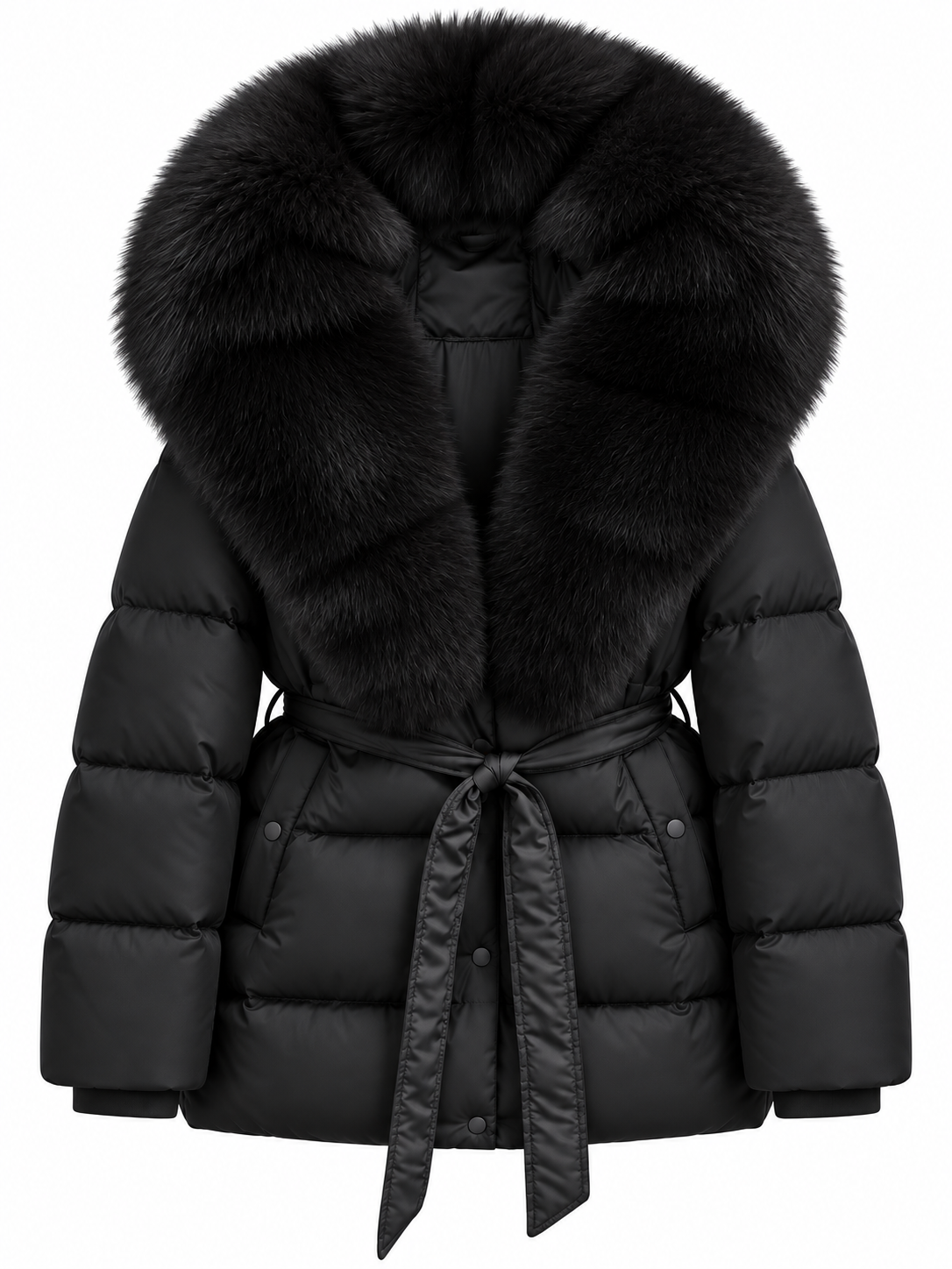 Midi puff hood full