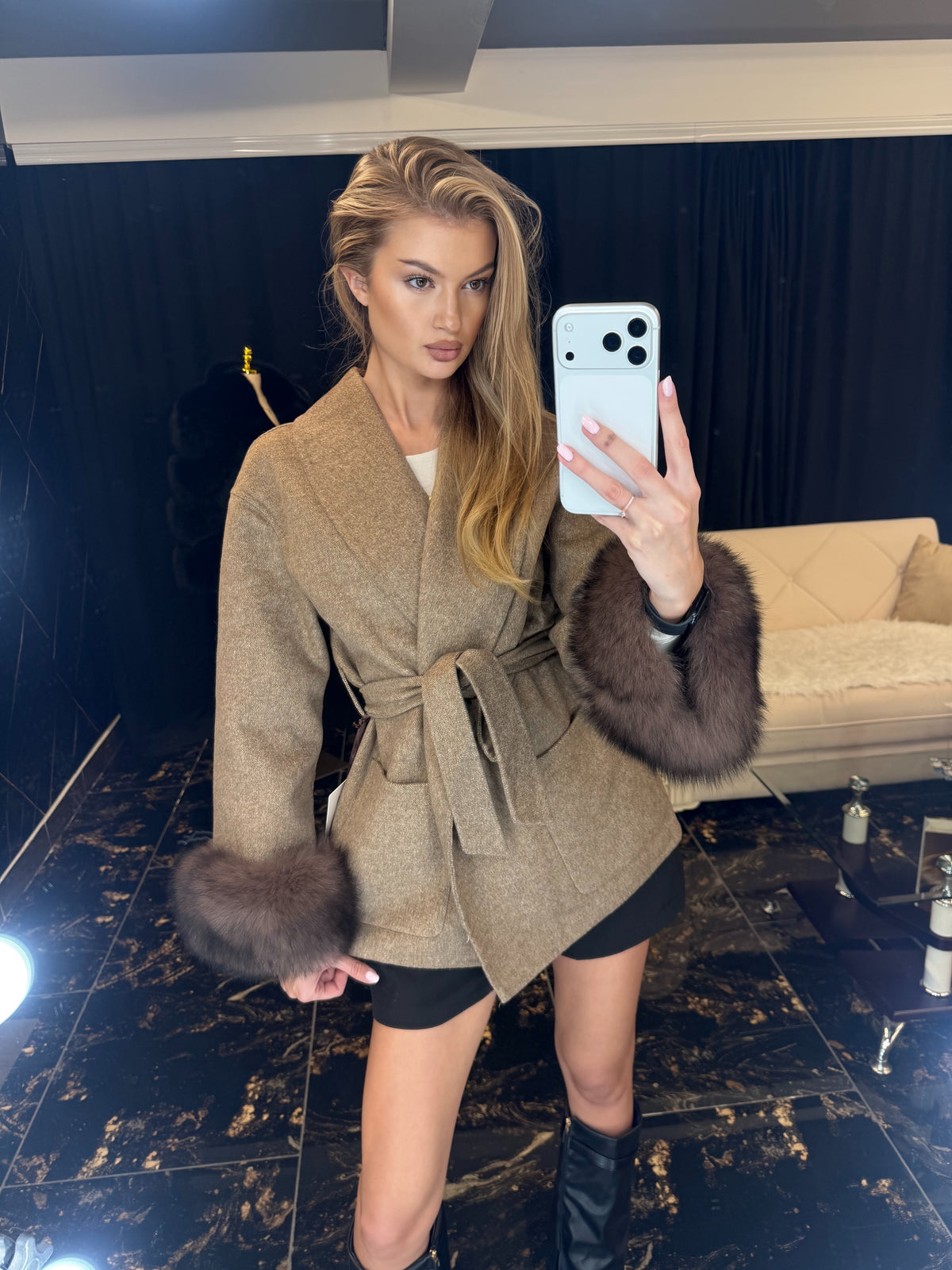 Fox vest wool