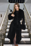Mohair Coat Black cashmere