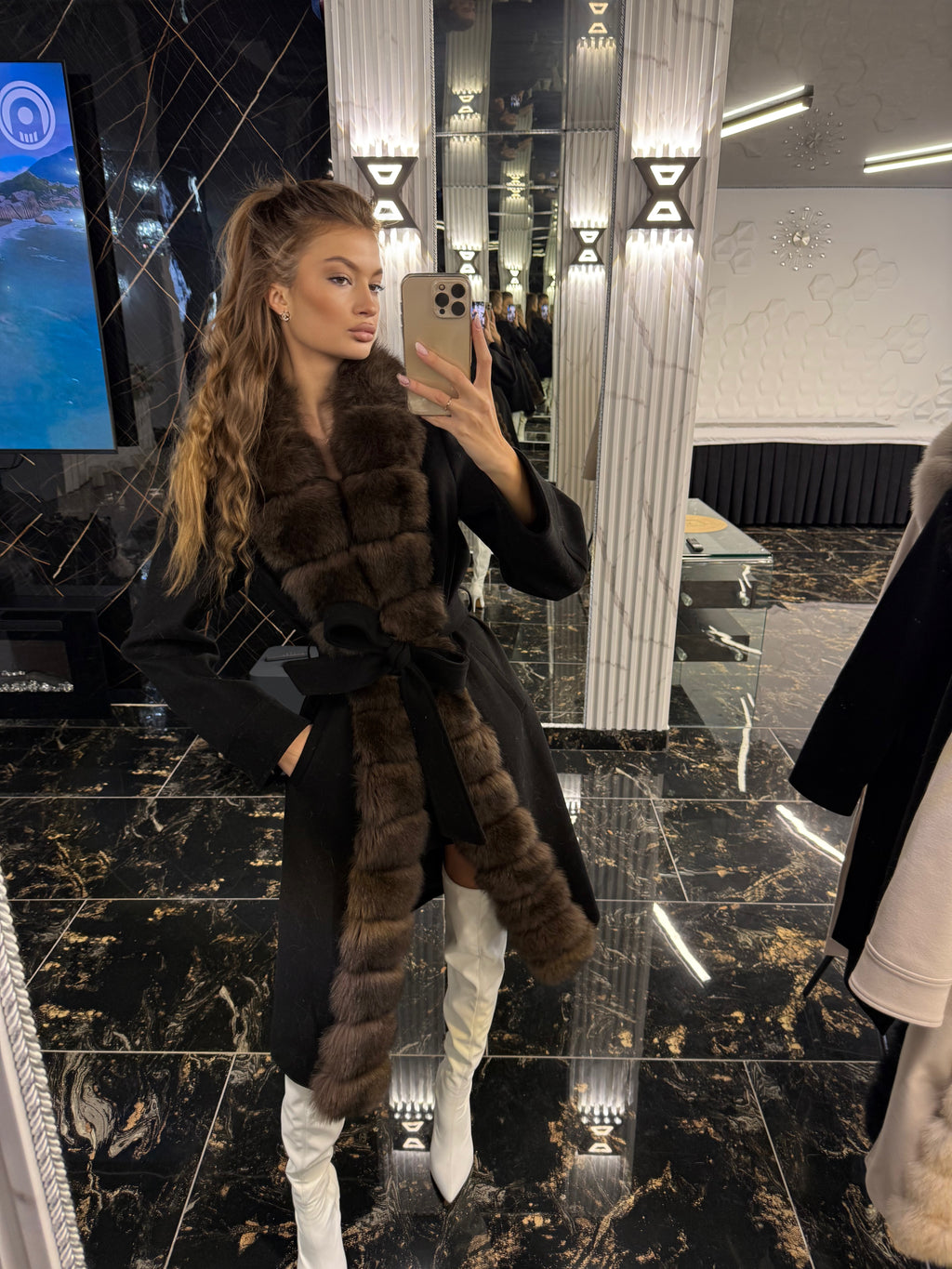Royal brown cashmere