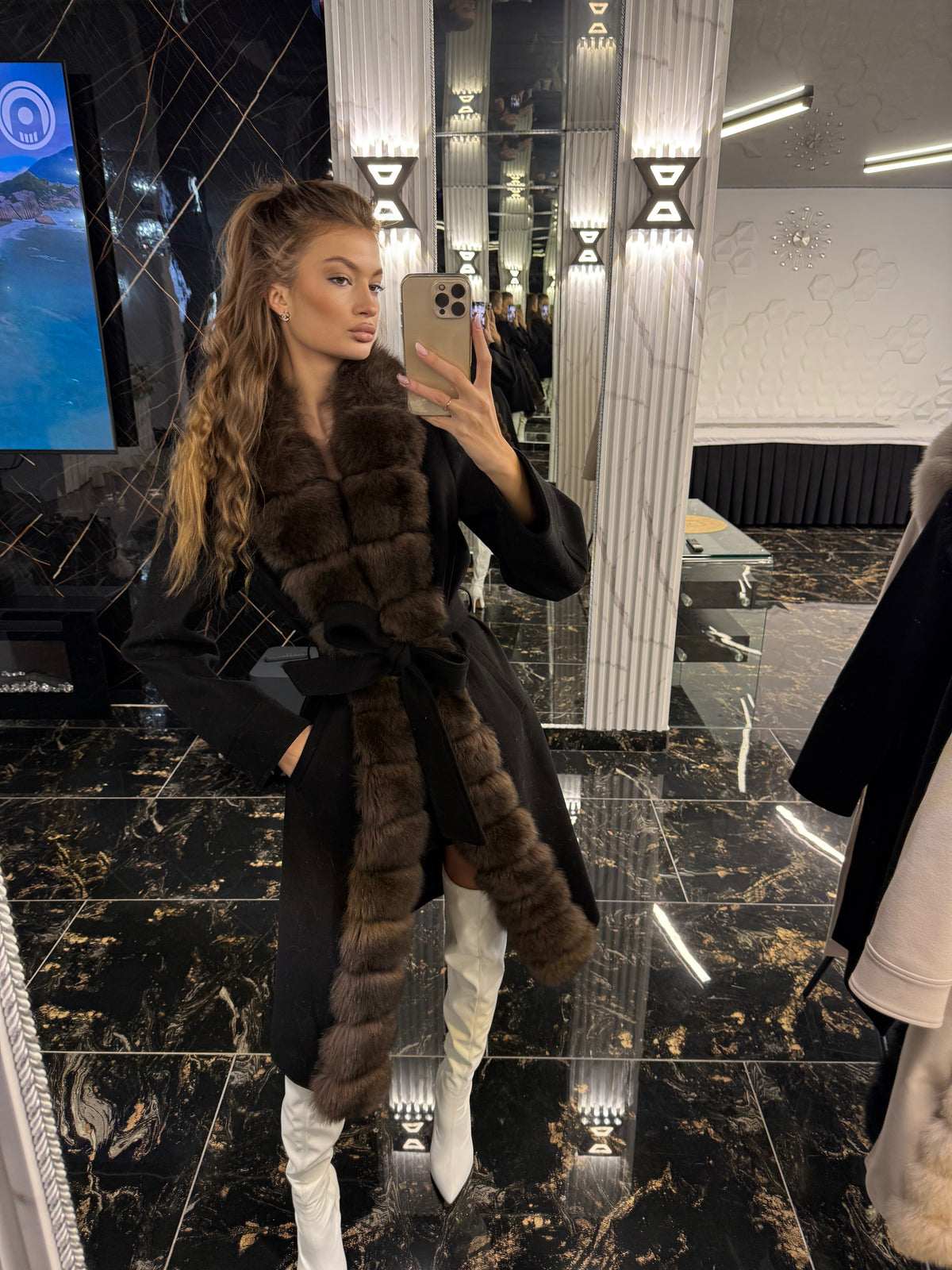 Royal brown cashmere