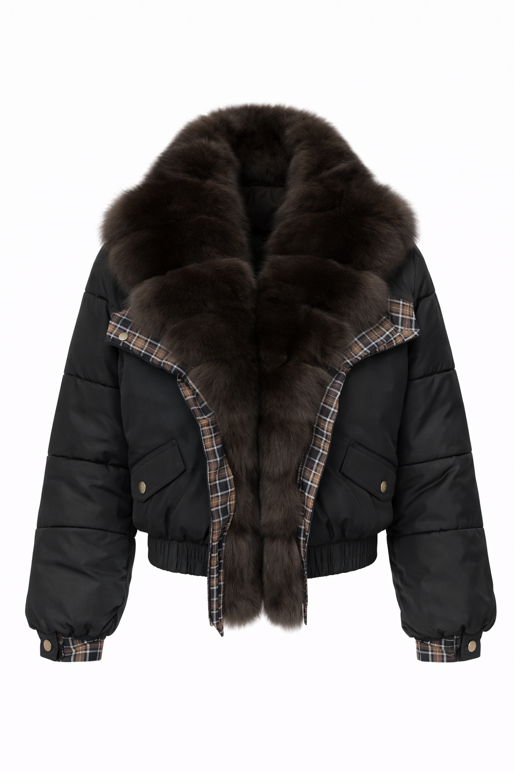 Mini puff clet (detachable fur)