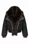Mini puff clet (detachable fur)