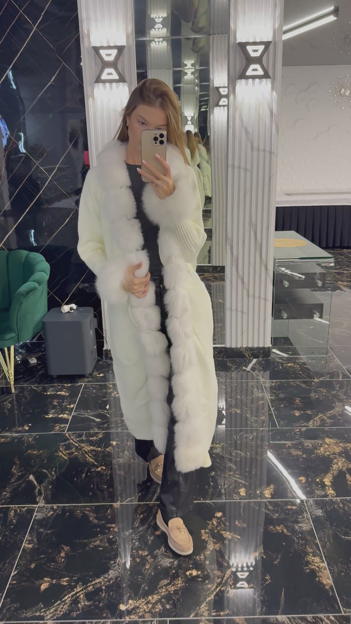 Trikotaj long white